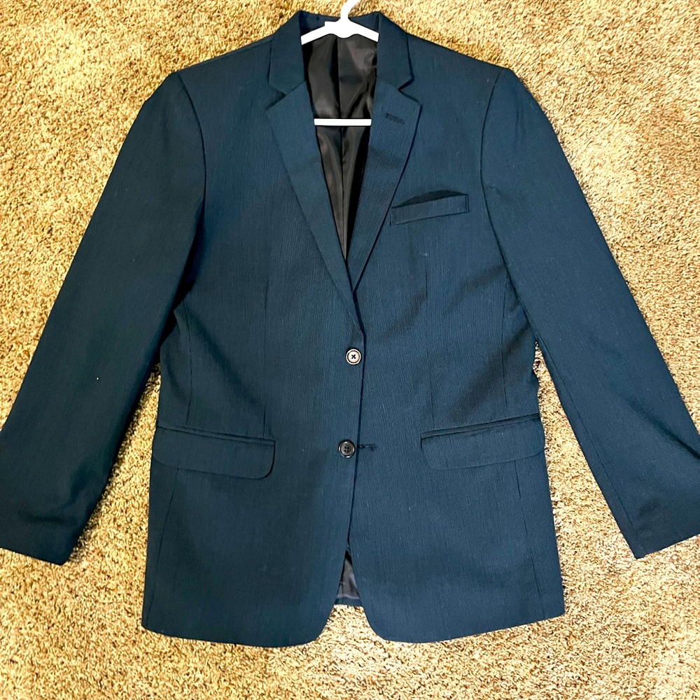 Navy blue Calvin Klein suit jacket